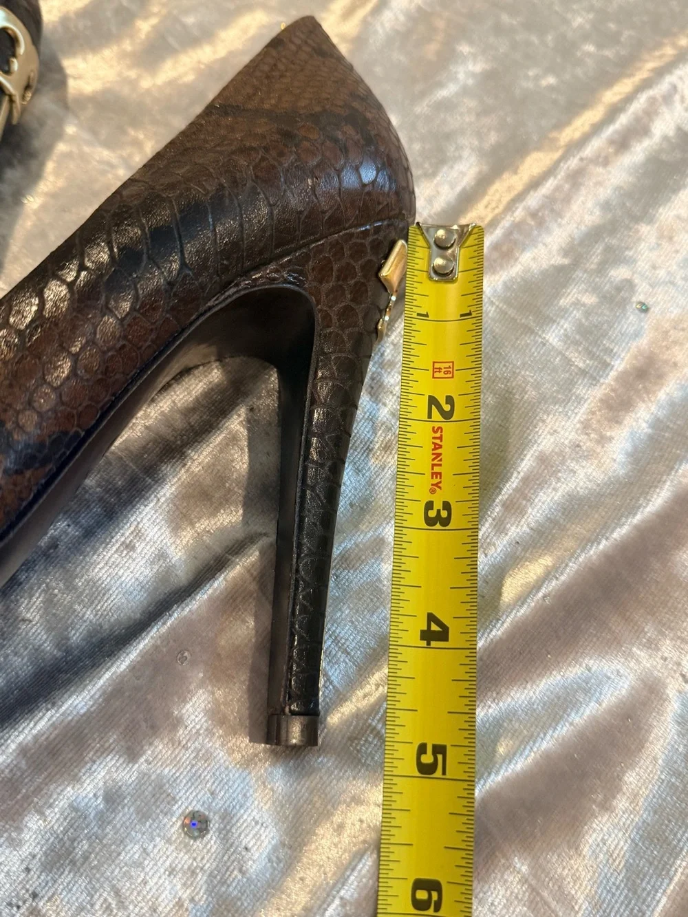 Tory Burch “JUDE” Python-Print Leather High Heel Pump (7)